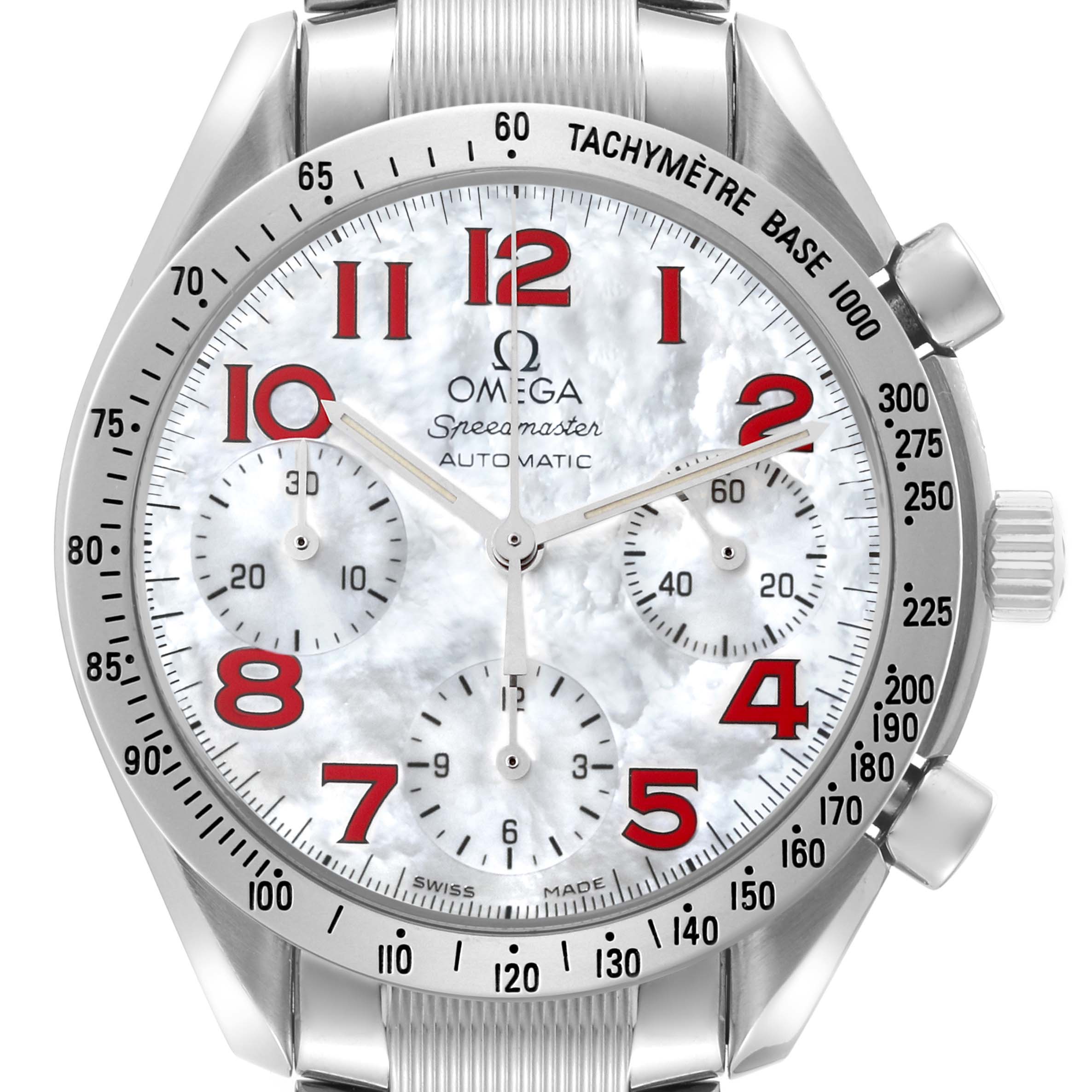 Omega Speedmaster Mother of Pearl Dial Steel Mens Watch 39.0 MM 3534.79.00