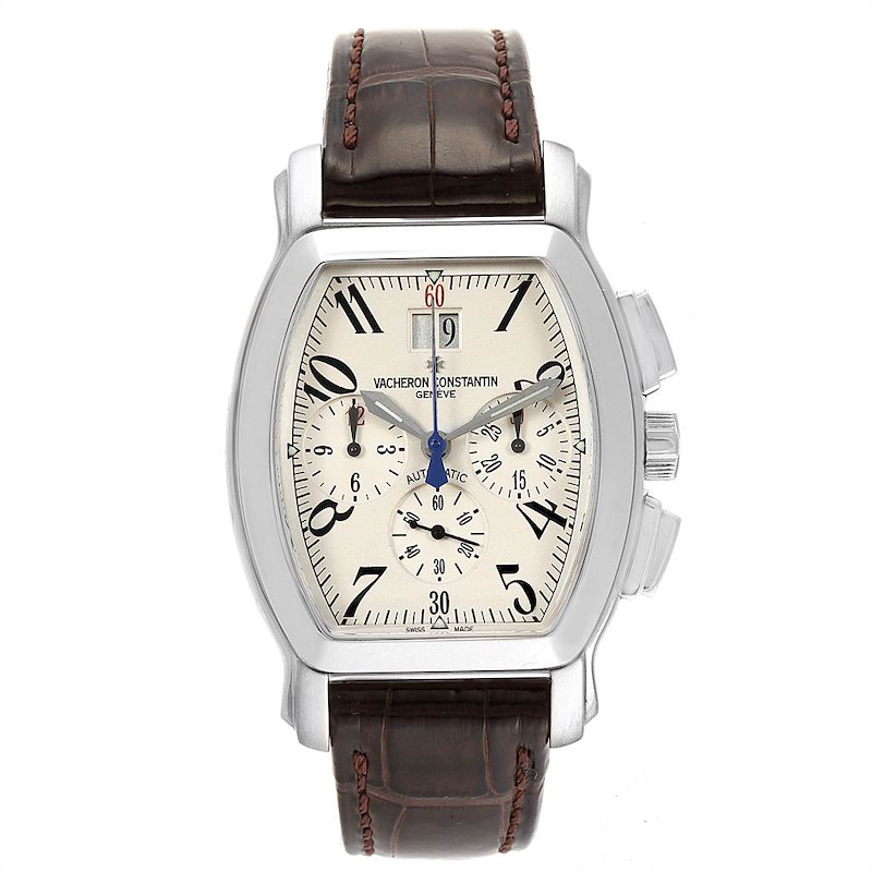 Vacheron Constantin Royal Eagle Chronograph Silver Dial Mens Watch 49145