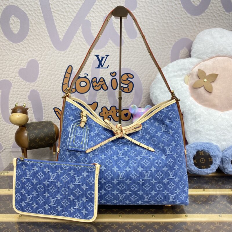 Replica Louis Vuitton Carry All MM Denim