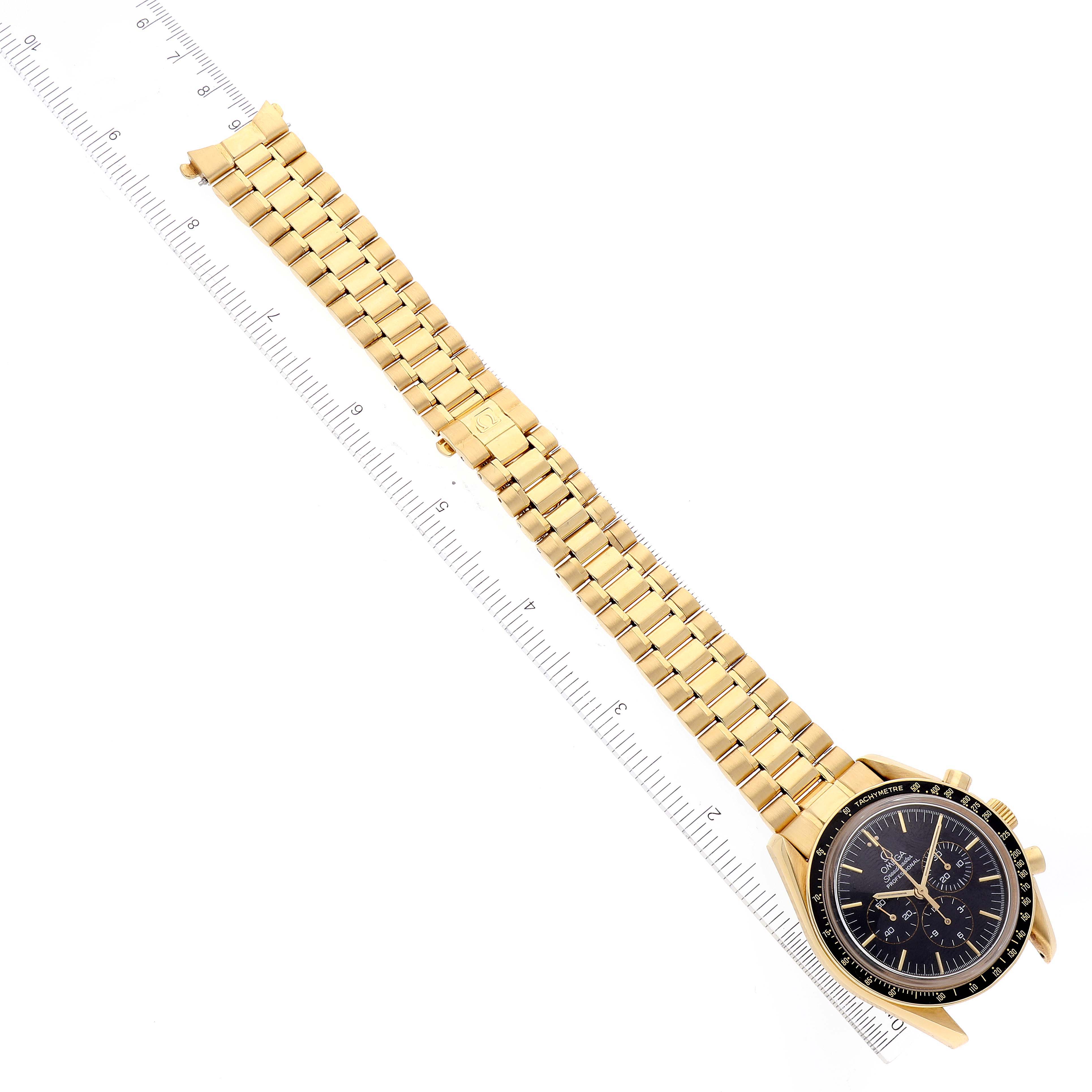 Omega Speedmaster Moonwatch Jubilee 27 CHRO C12 Yellow Gold Watch 42.0 MM 3191.50