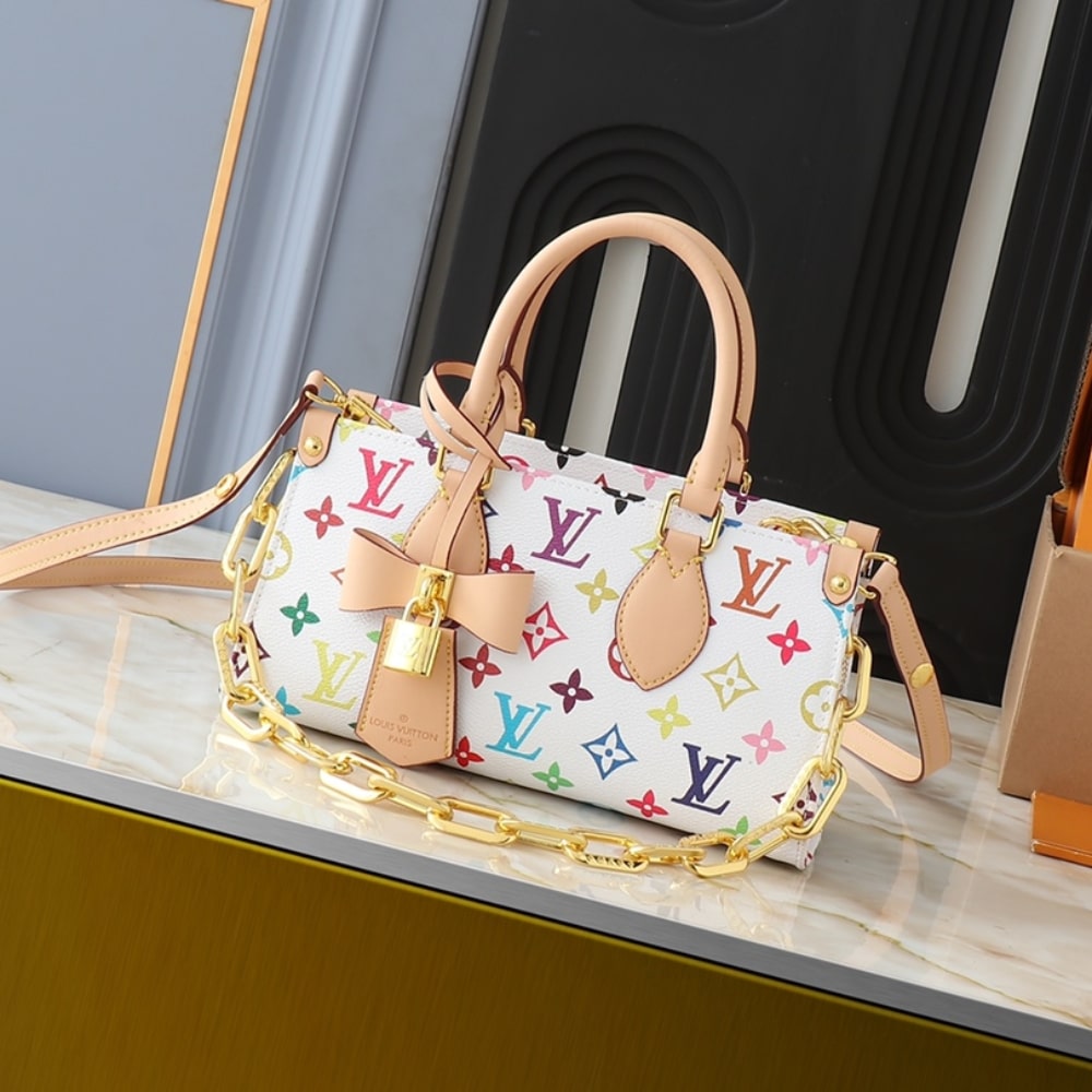Louis Vuitton X Takashi Murakami Onthego East West Chain White 25Cm