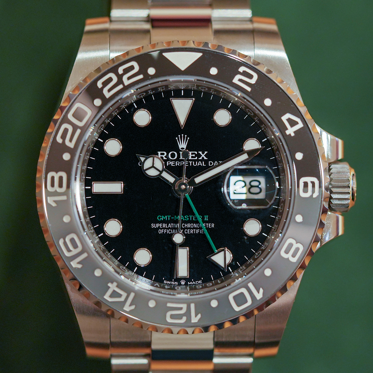 Rolex GMT-Master II 40mm Stainless Steel Black Dial with Grey-Black Bezel Oyster/Jubilee Bracelet (Ref. 126710GRNR-0003/0004) 2024 Latest Release "Bruce Wayne"