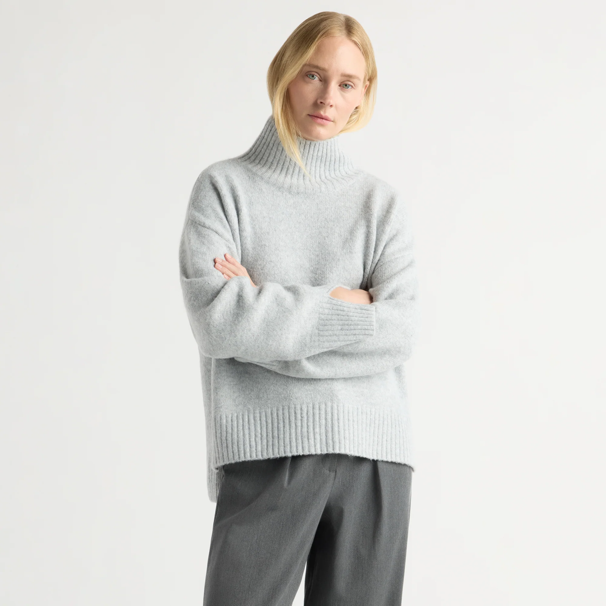 Karlie Oversized Turtleneck Sweater