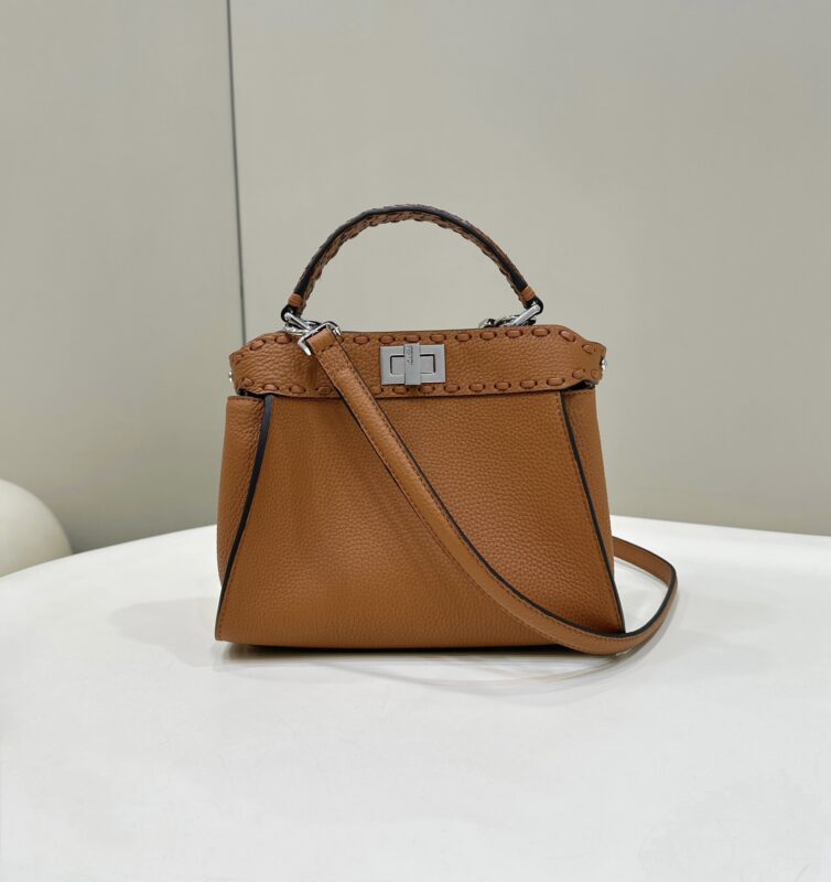 Replica Fendi Peekaboo Small Brown
