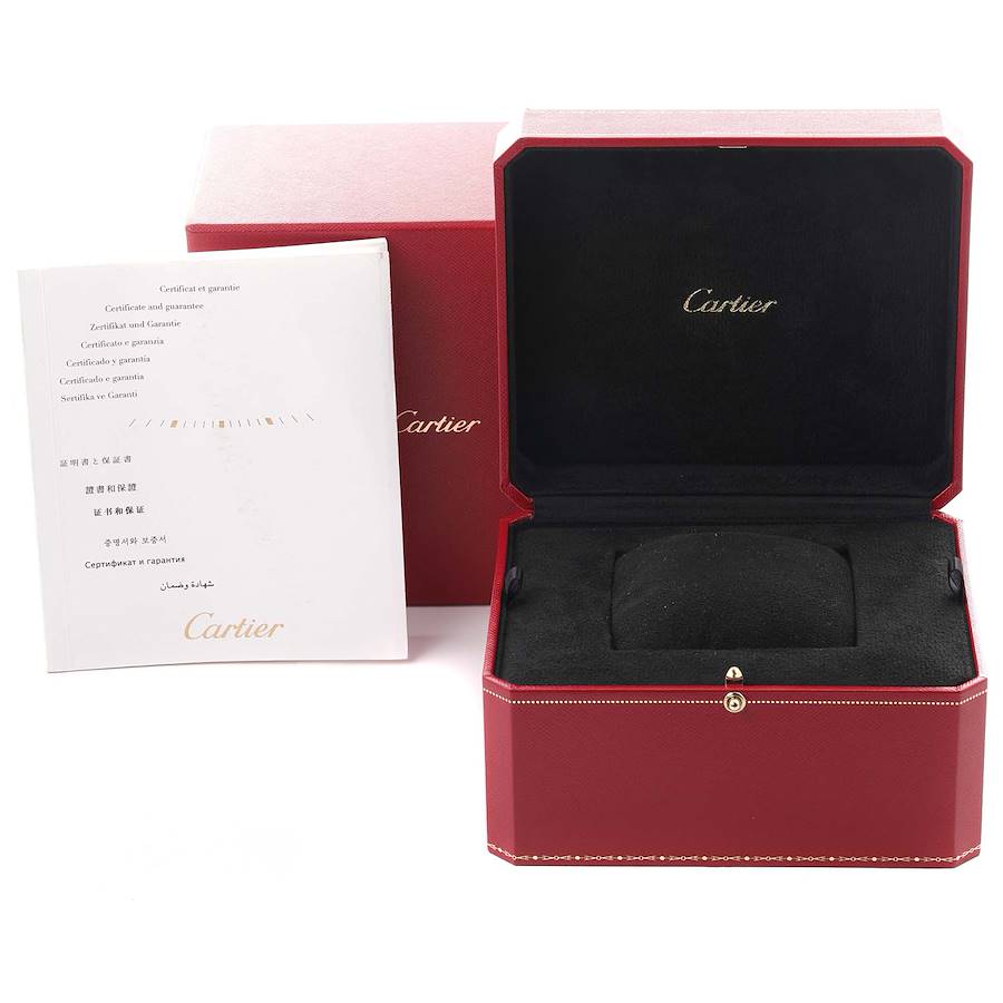 Cartier Ronde Louis Rose Gold Silver Dial Ladies Watch W6800151