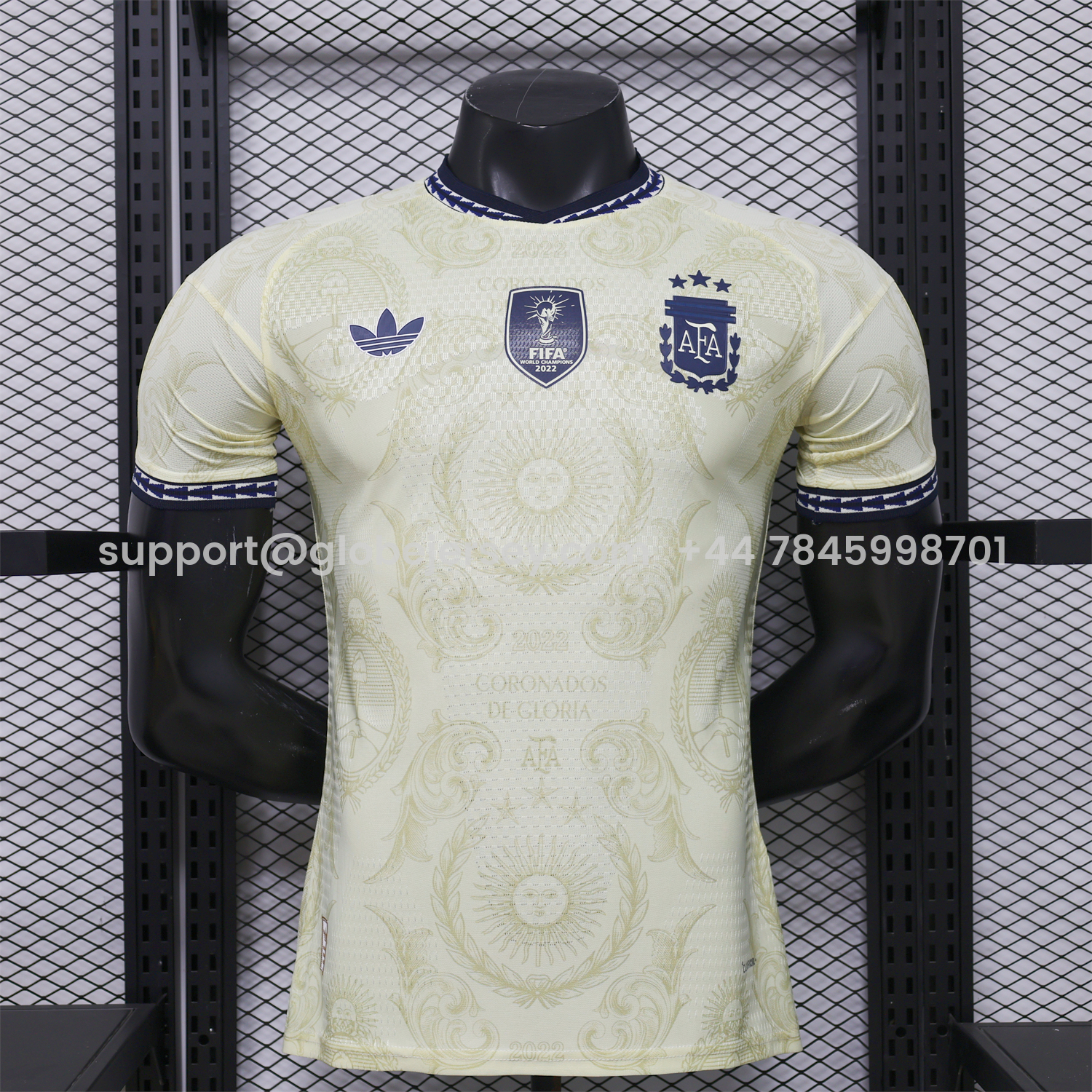 Argentina 2026 Sol de Mayo Yellow Special Jersey - Player Version