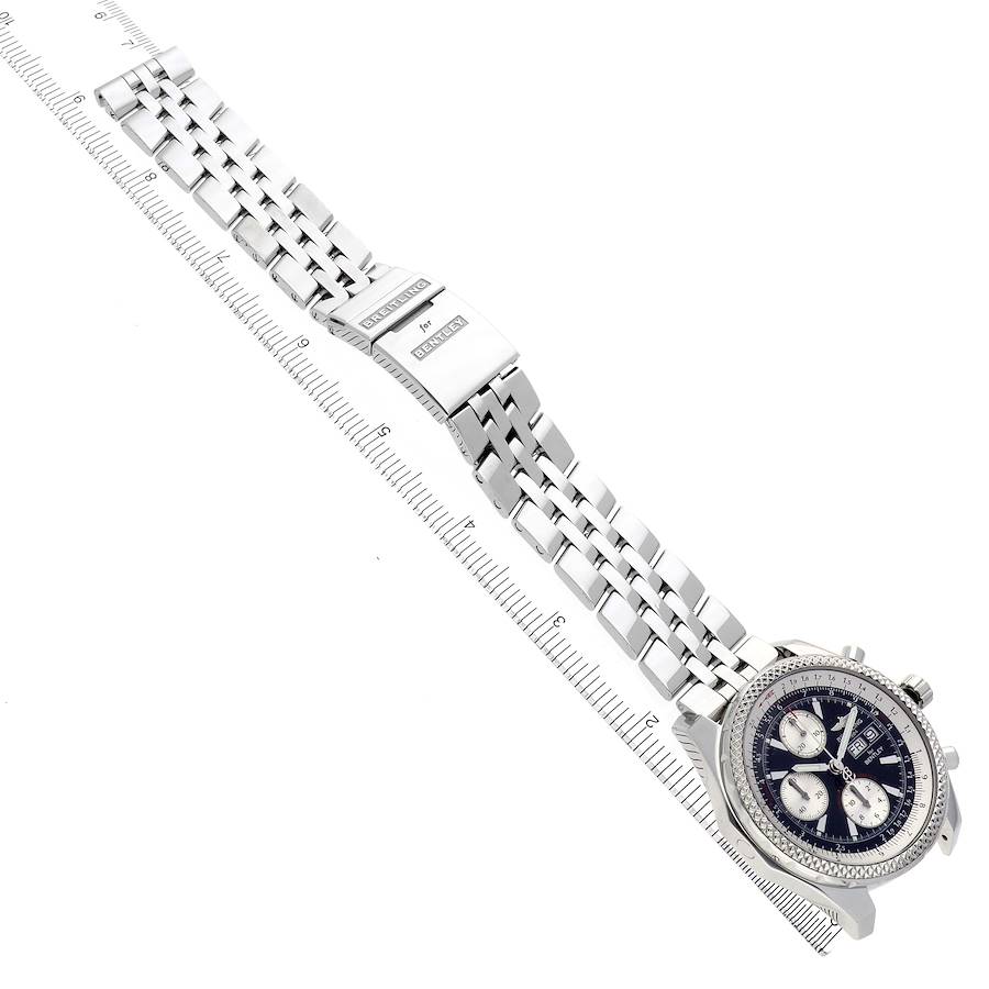 Breitling Bentley Motors GT Black Dial Steel Mens Watch A13362