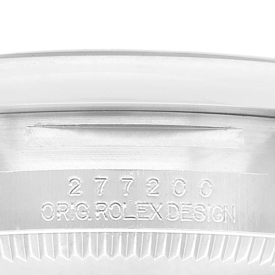 Rolex Oyster Perpetual Midsize Yellow Dial Steel Ladies Watch 277200