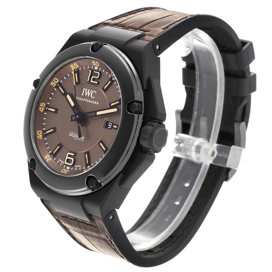 IWC Ingenieur AMG Ceramic Black Brown Dial Mens Watch IW322504