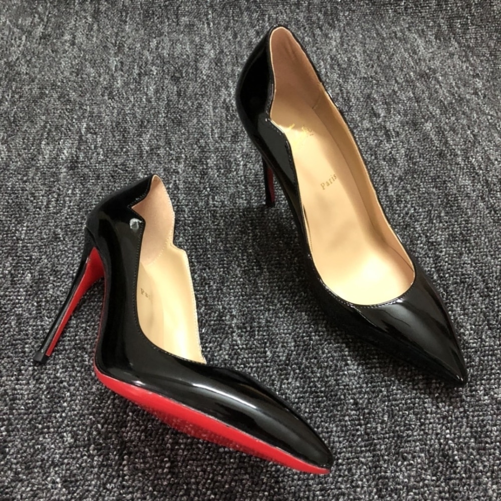 Christian Louboutin Hot Chick Pump Patent Leather Black 1190911BK01