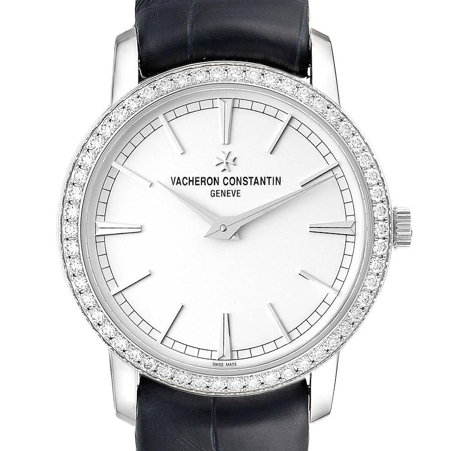Vacheron Constantin Traditionnelle White Gold Diamond Ladies Watch 81590
