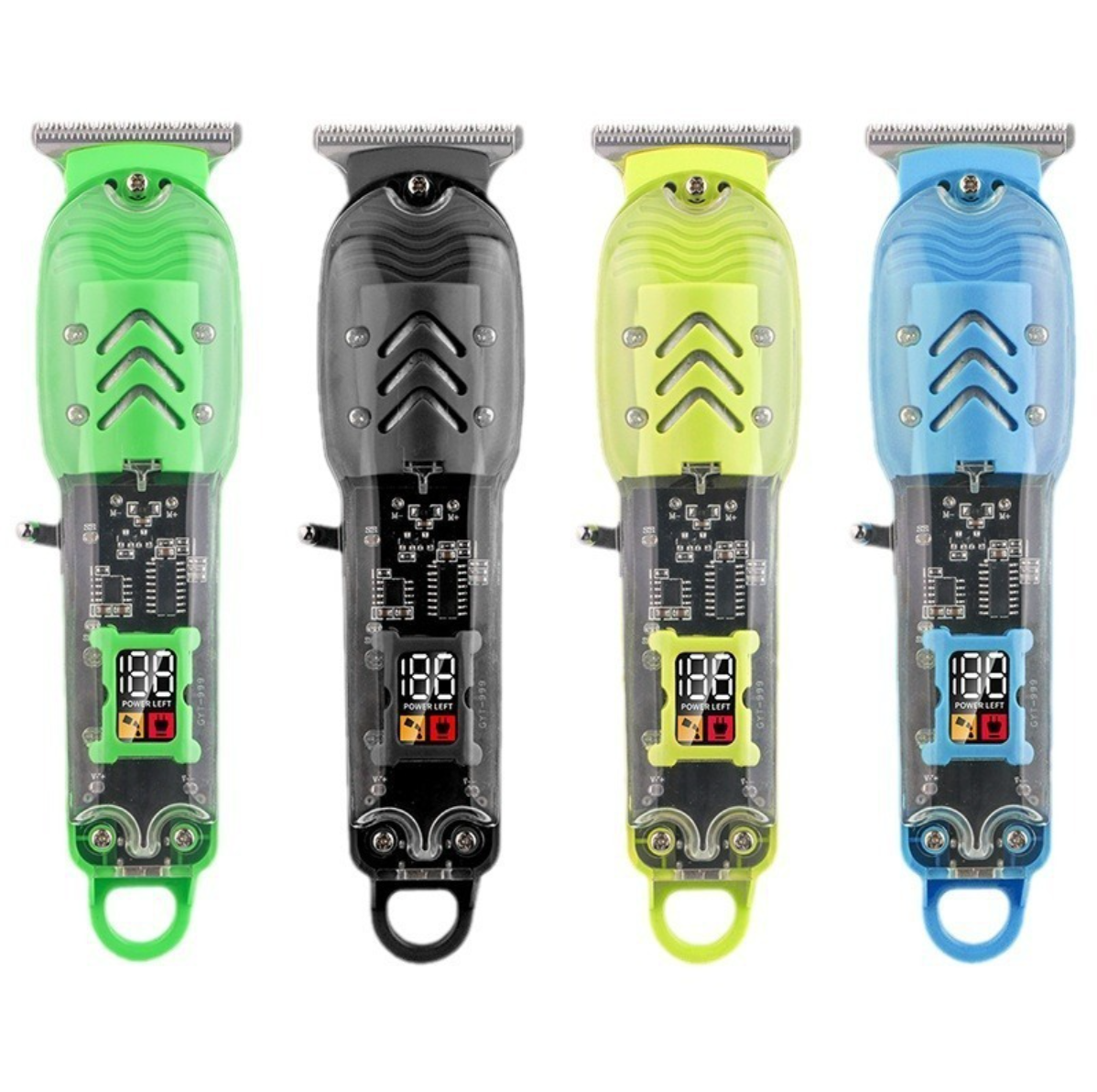 Wireless Hair Clipper with LED Display, Heavy Duty Barber Grooming Kit