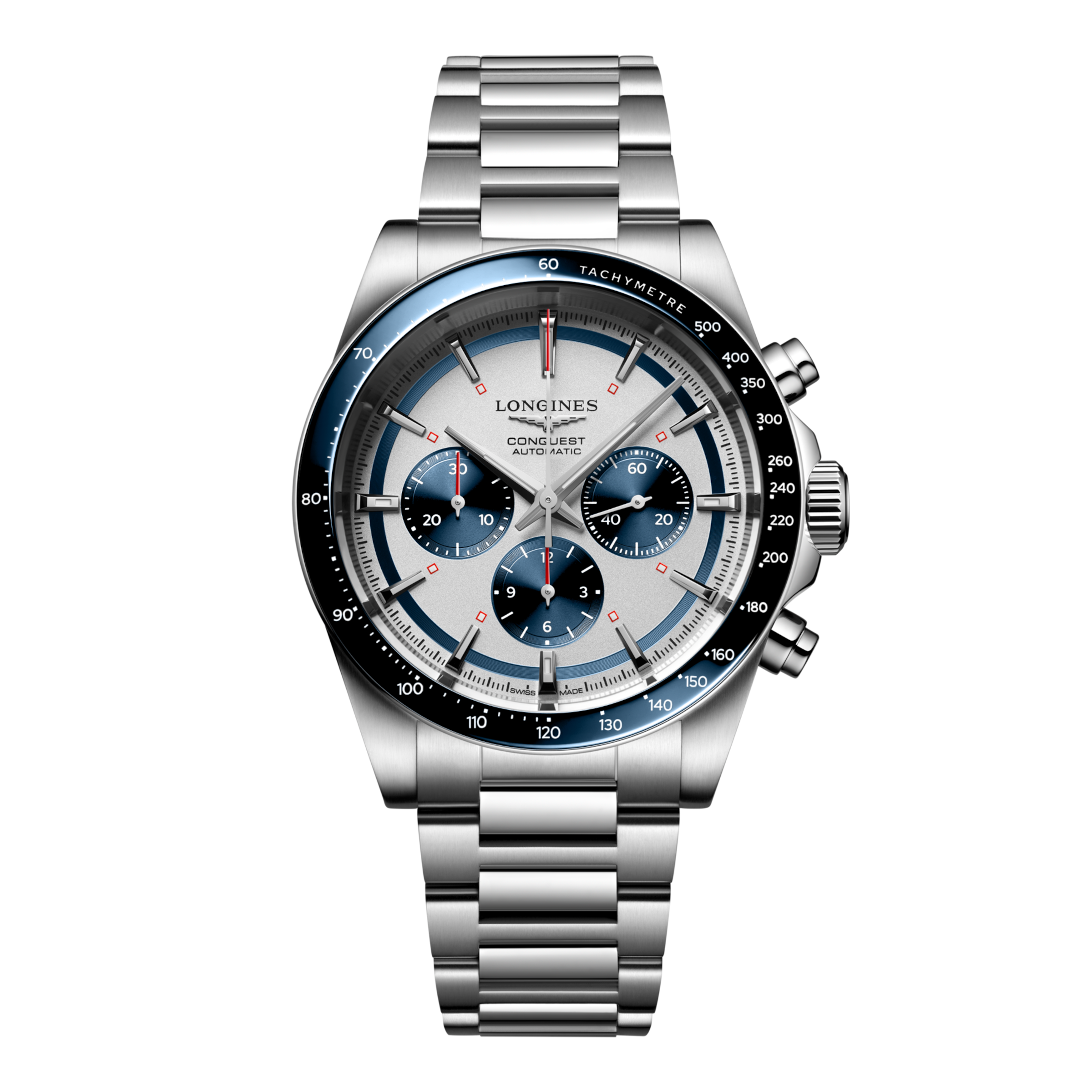 Longines Conquest Chronograph L3.835.4.32.6 Case size:&Oslash; 42 mm