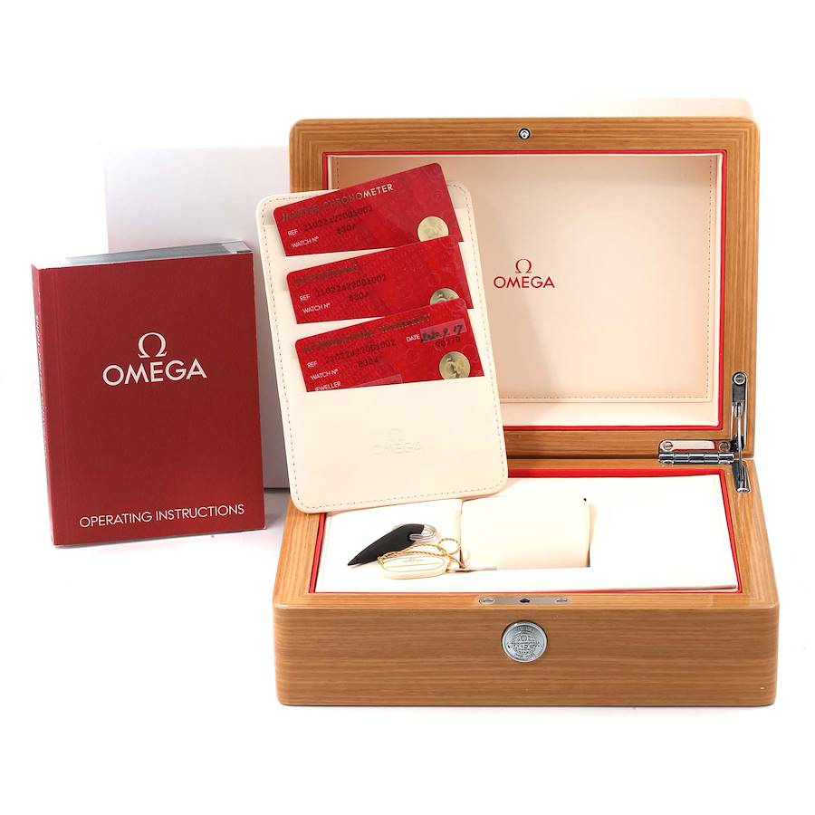 Omega Seamaster Diver Steel Rose Gold Mens Watch 210.22.42.20.01.002