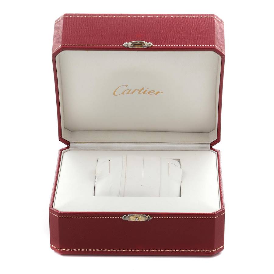 Cartier Tank Francaise Blue Mother Of Pearl Dial Steel Ladies Watch W51034Q3