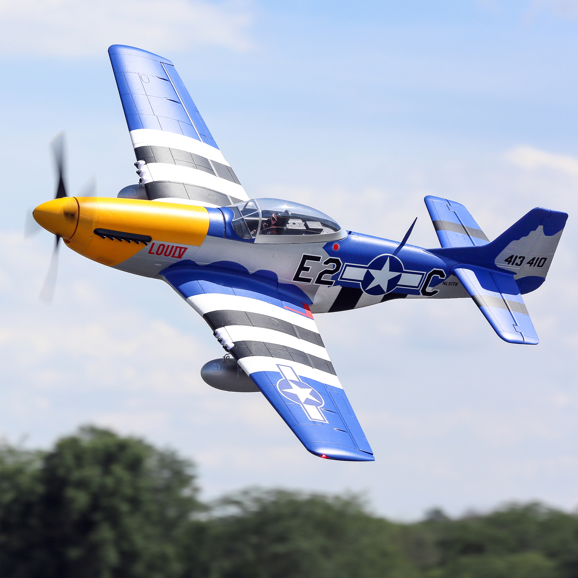 ARRMA P-51D Mustang 1.5m Smart BNF Basic with AS3X and SAFE Select