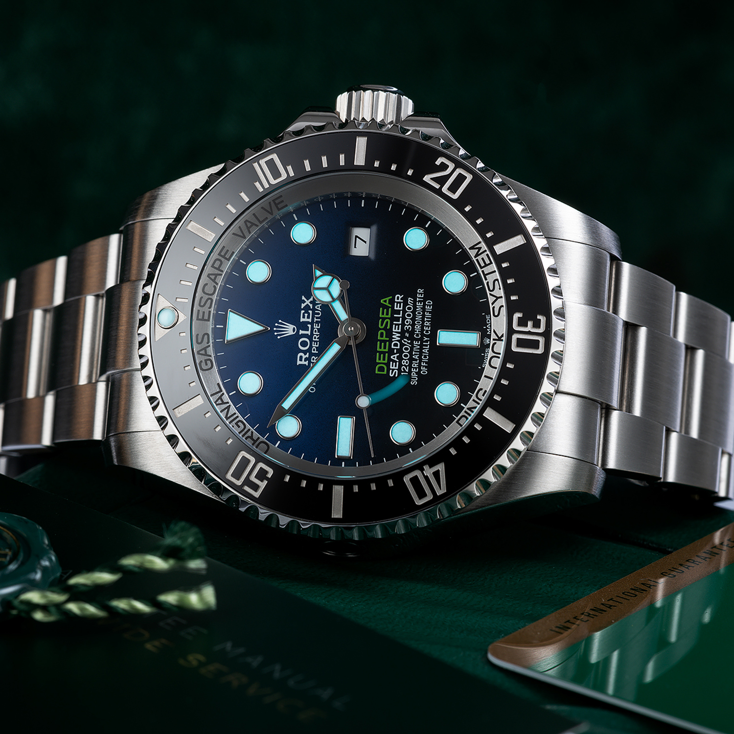 The Newest Realse-?Big Promotion-Rolex Sea-Dweller Deepsea 126660 D-Blue "James Cameron" Blue Dial 44mm Unworn