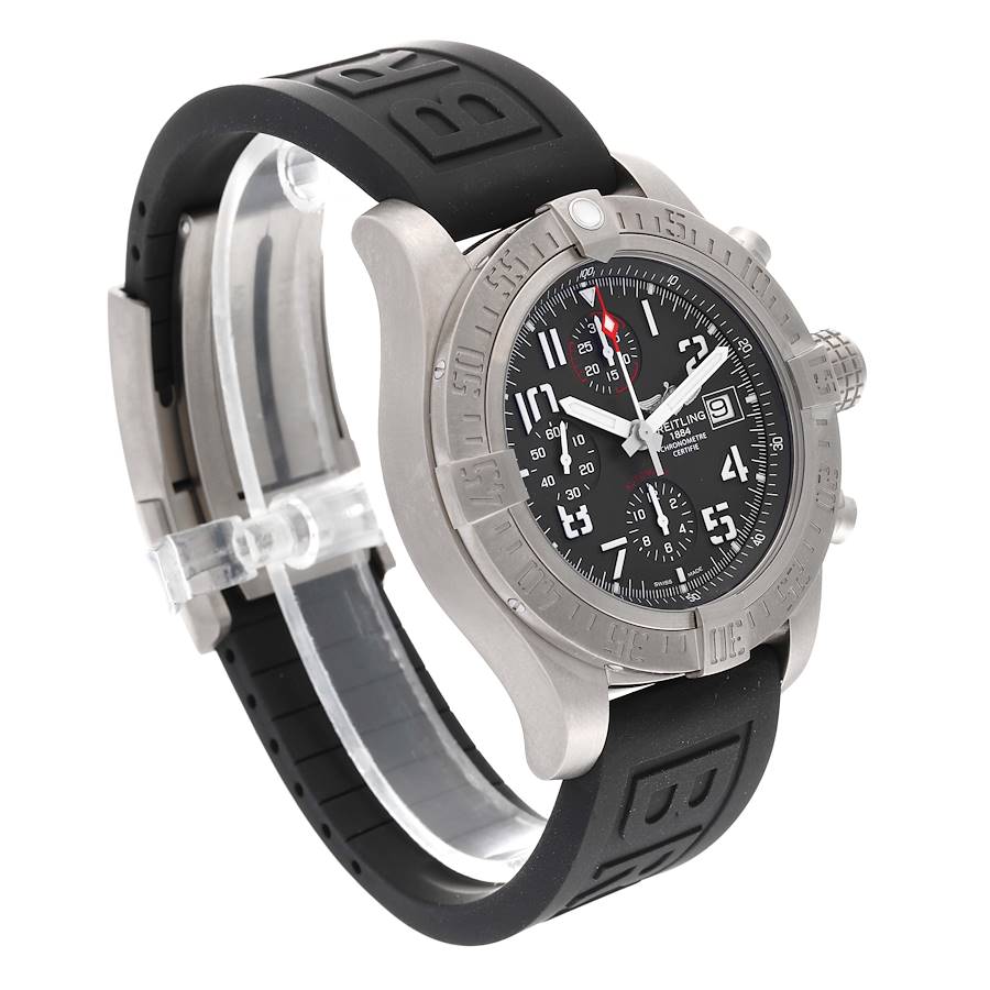 Breitling Avenger Bandit Grey Dial Titanium Mens Watch E13383