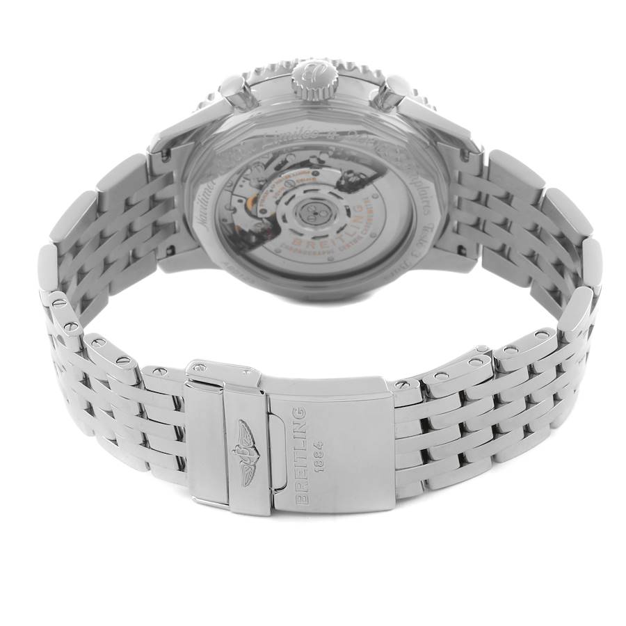 Breitling Navitimer 01 Limited Edition Silver Dial Steel Mens Watch AB0123
