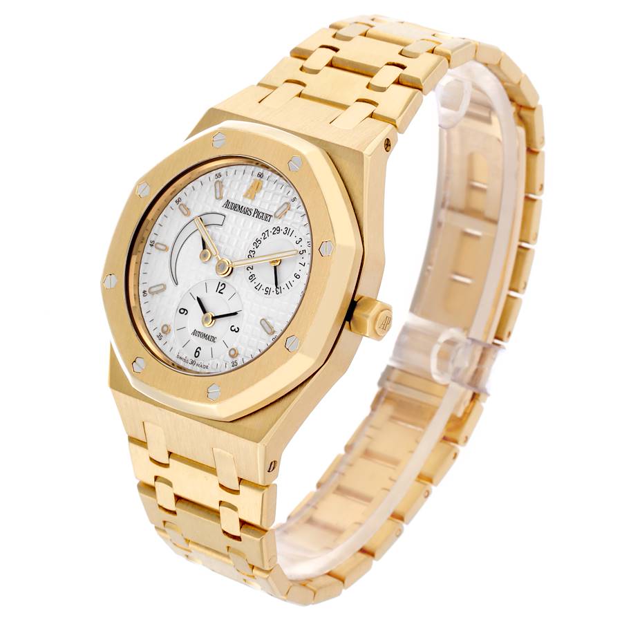 Audemars Piguet Royal Oak Dual Time Yellow Gold Mens Watch 25730BA