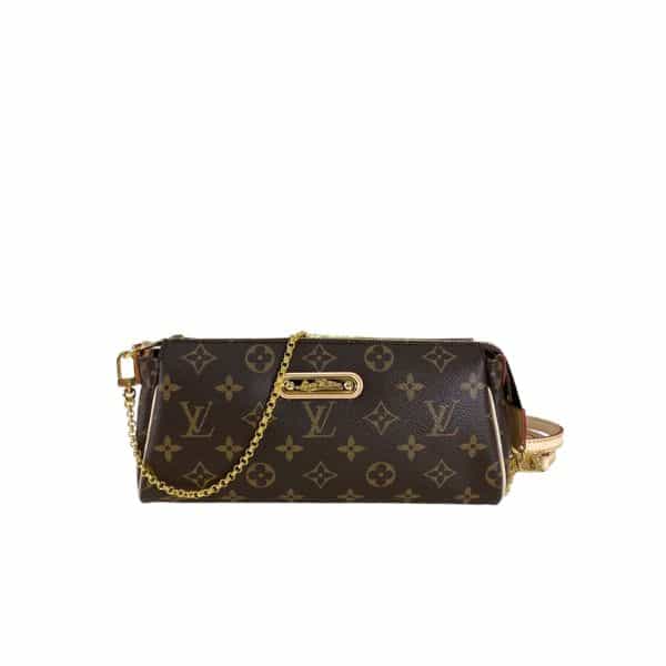 Louis Vuitton Pochette Eva Monogram Canvas Brown 25Cm