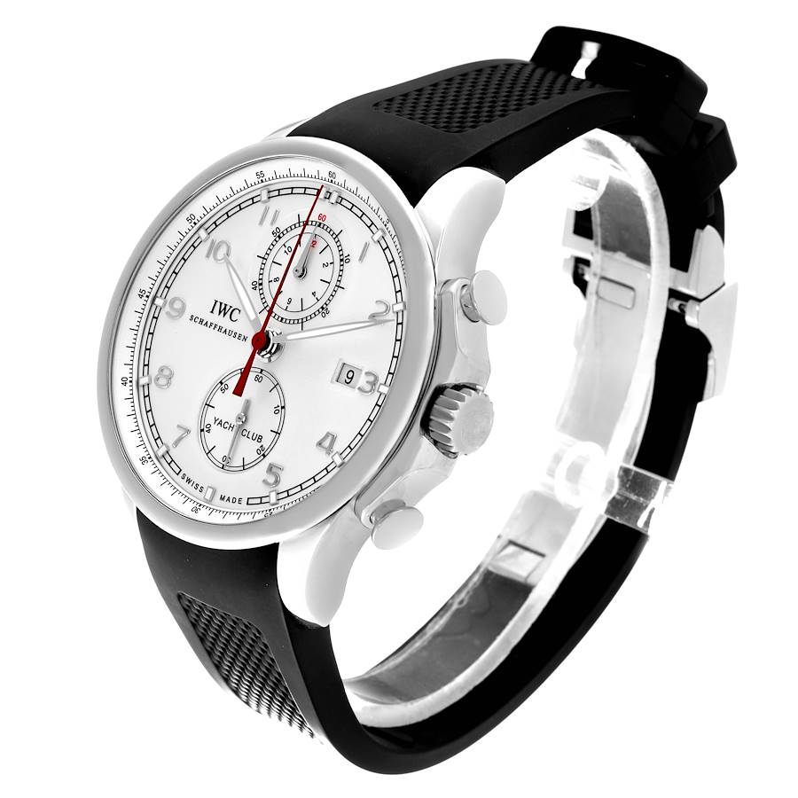 IWC Portuguese Yacht Club Carbon Dial Titanium Mens Watch IW390211