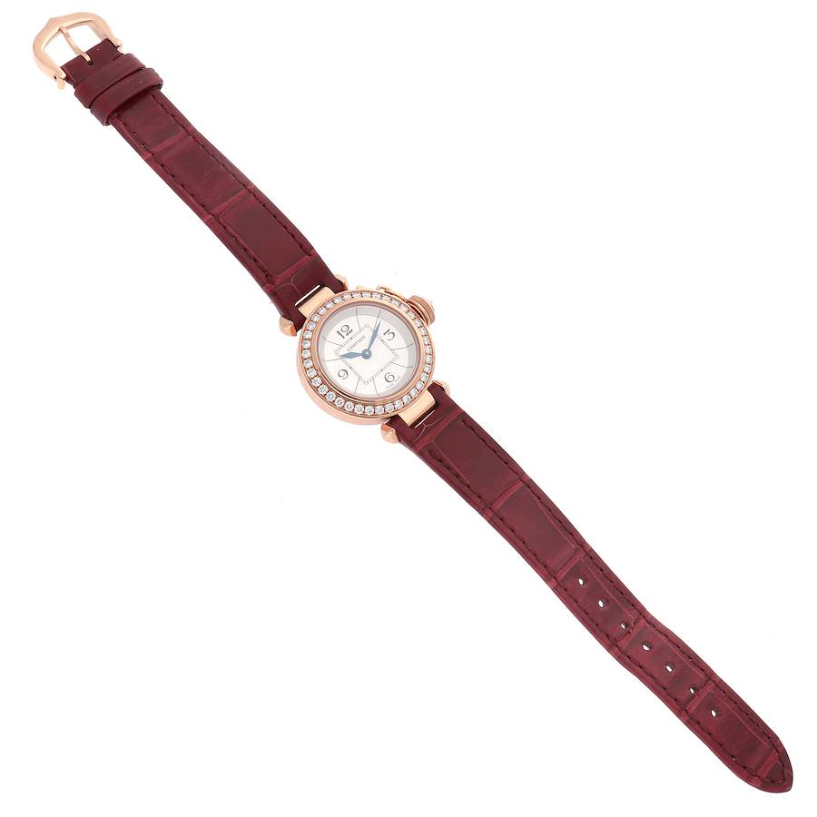 Cartier Miss Pasha 27mm Rose Gold Diamond Ladies Watch WJ124026