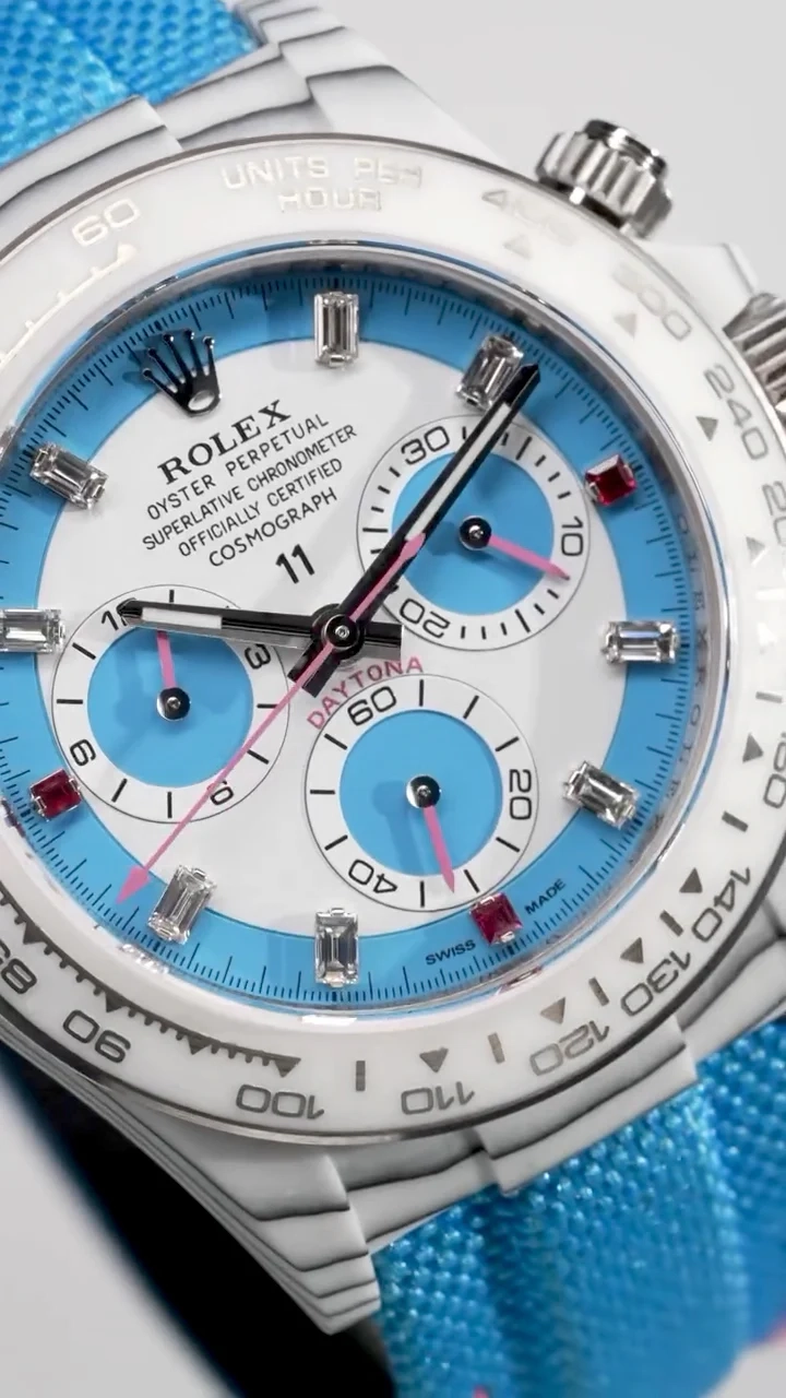 DiW Rolex Daytona CarboQuartz "RAINBOW S UNIQUE"
