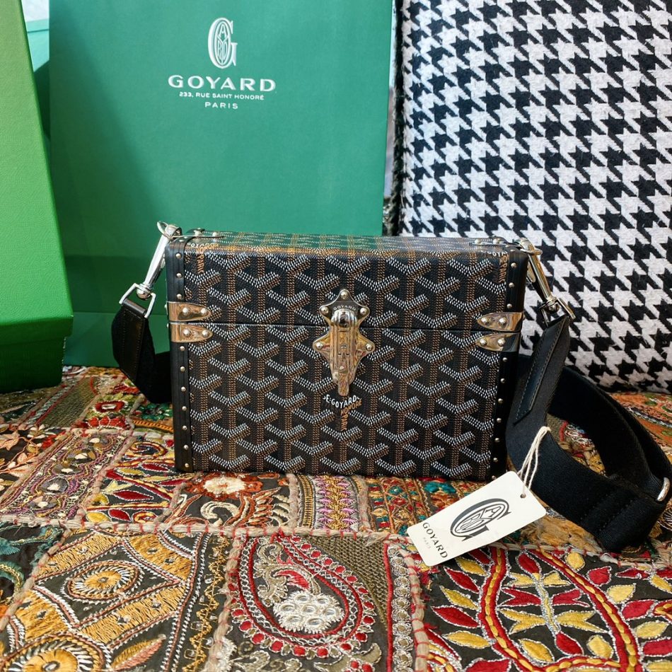 Goyard Cassette Trunk — Premium Mini Trunk Dupe