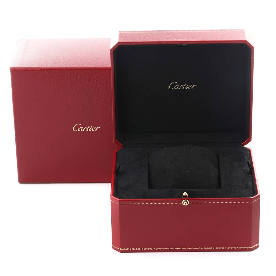Cartier Tank Americaine Yellow Gold Diamond Ladies Watch WB7025JL