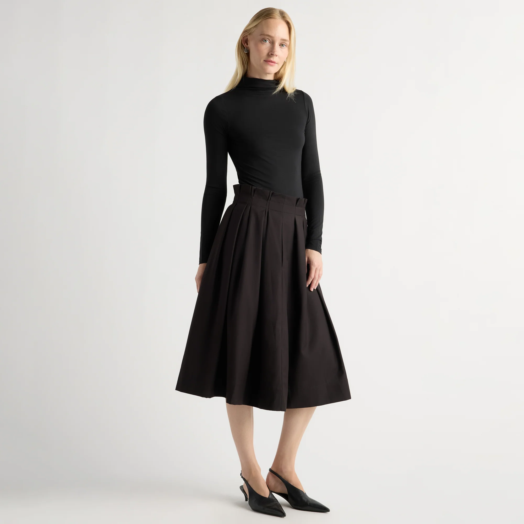 Jen A-Line Pleated Skirt