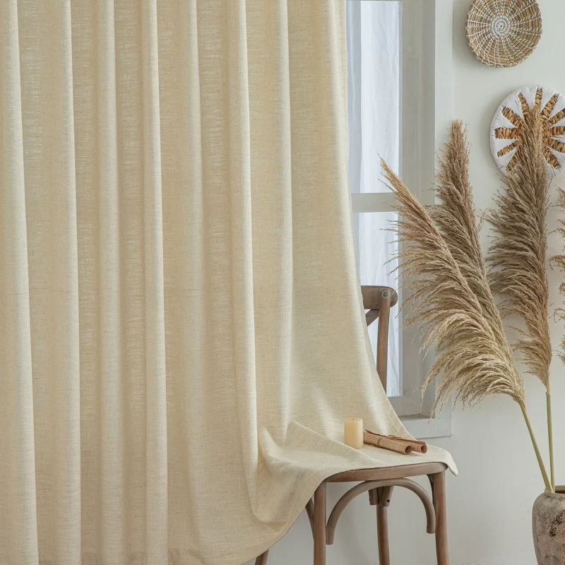 Custom Heavyweight Linen Drape Pleated - 36 Colors