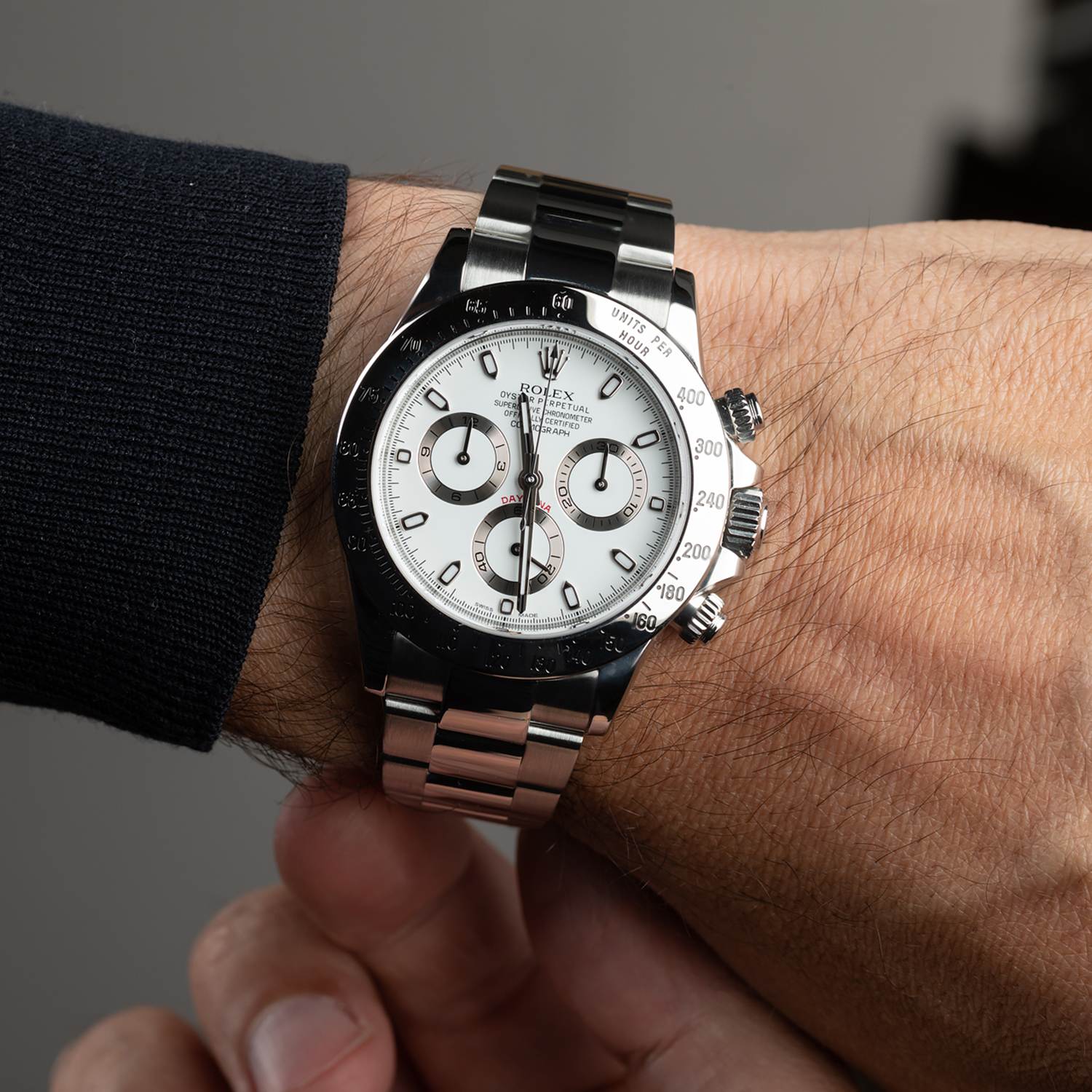 ​Rollie-The Crown Daytona Stainless Steel 40mm APH Dial 116520 Brand New