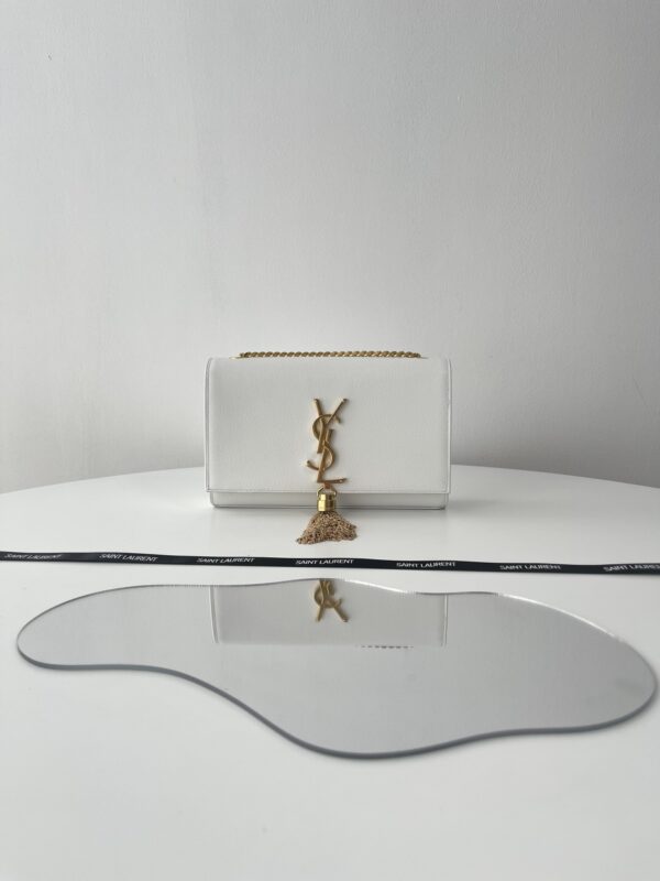 Replica YSL Kate Tassel White