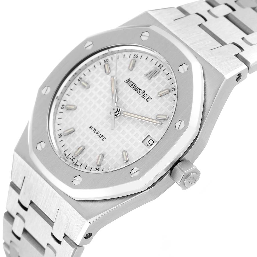 Audemars Piguet Royal Oak White Dial Steel Mens Watch 14790ST