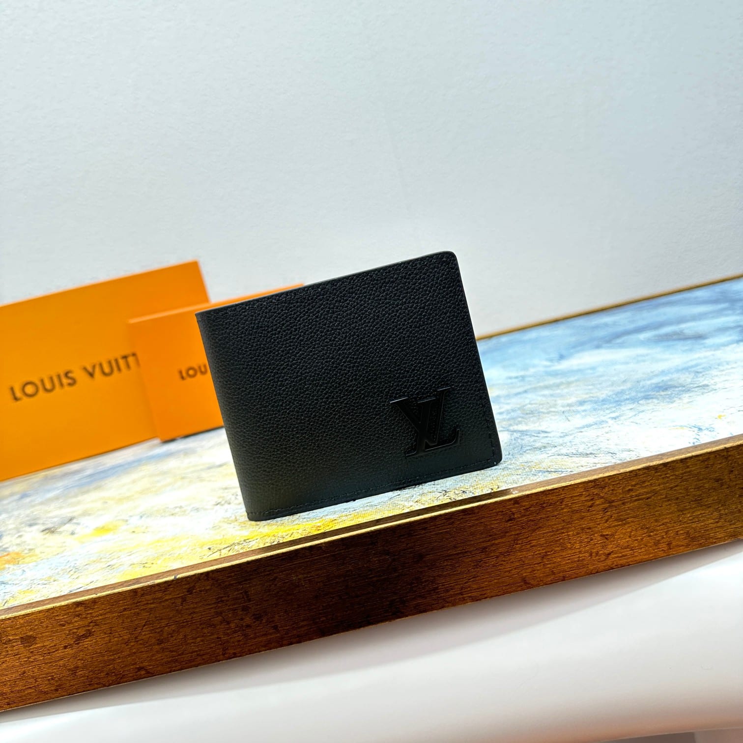 Louis Vuitton Multiple Wallet Black 11Cm M69829