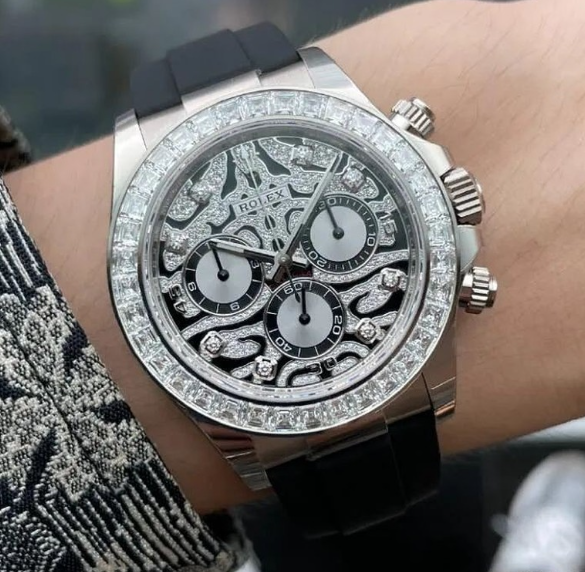 ??Limited Time Offer -Rolex Daytona 116589TBR White Gold 40mm Eye of the Tiger
