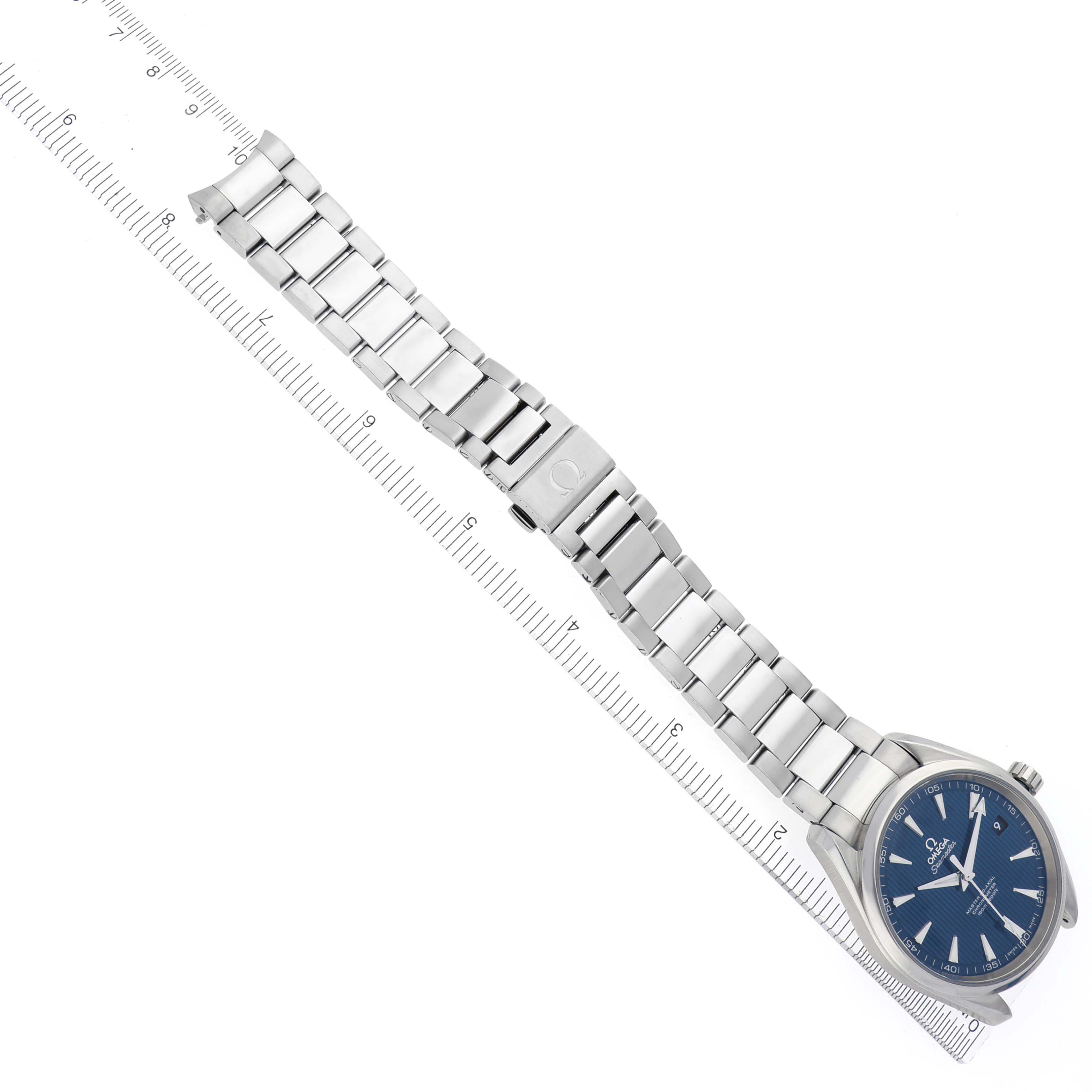 Omega Seamaster Aqua Terra Blue Dial Steel Mens Watch 41.5 MM 231.10.42.21.03.003