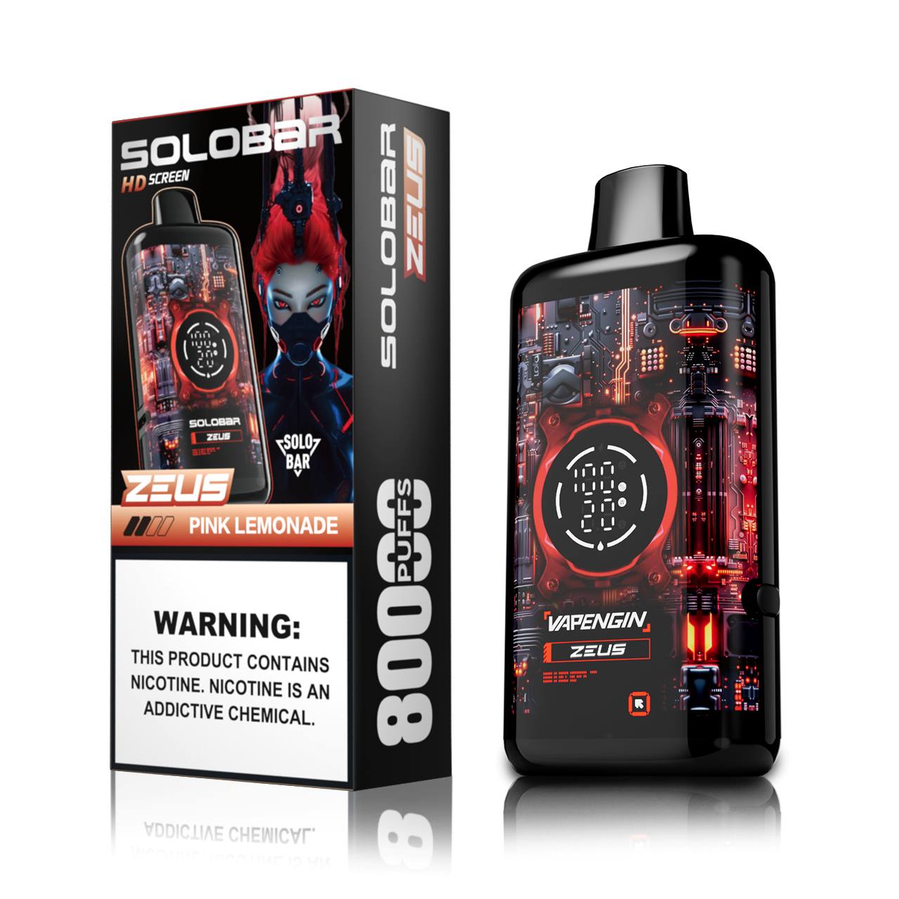 🔥 Solobar Zeus 80K Disposable Vape — Do 80 000 Zaciągnięć Pełnych Smaku | Szybka wysyłka z magazynu w Polsce 🚚