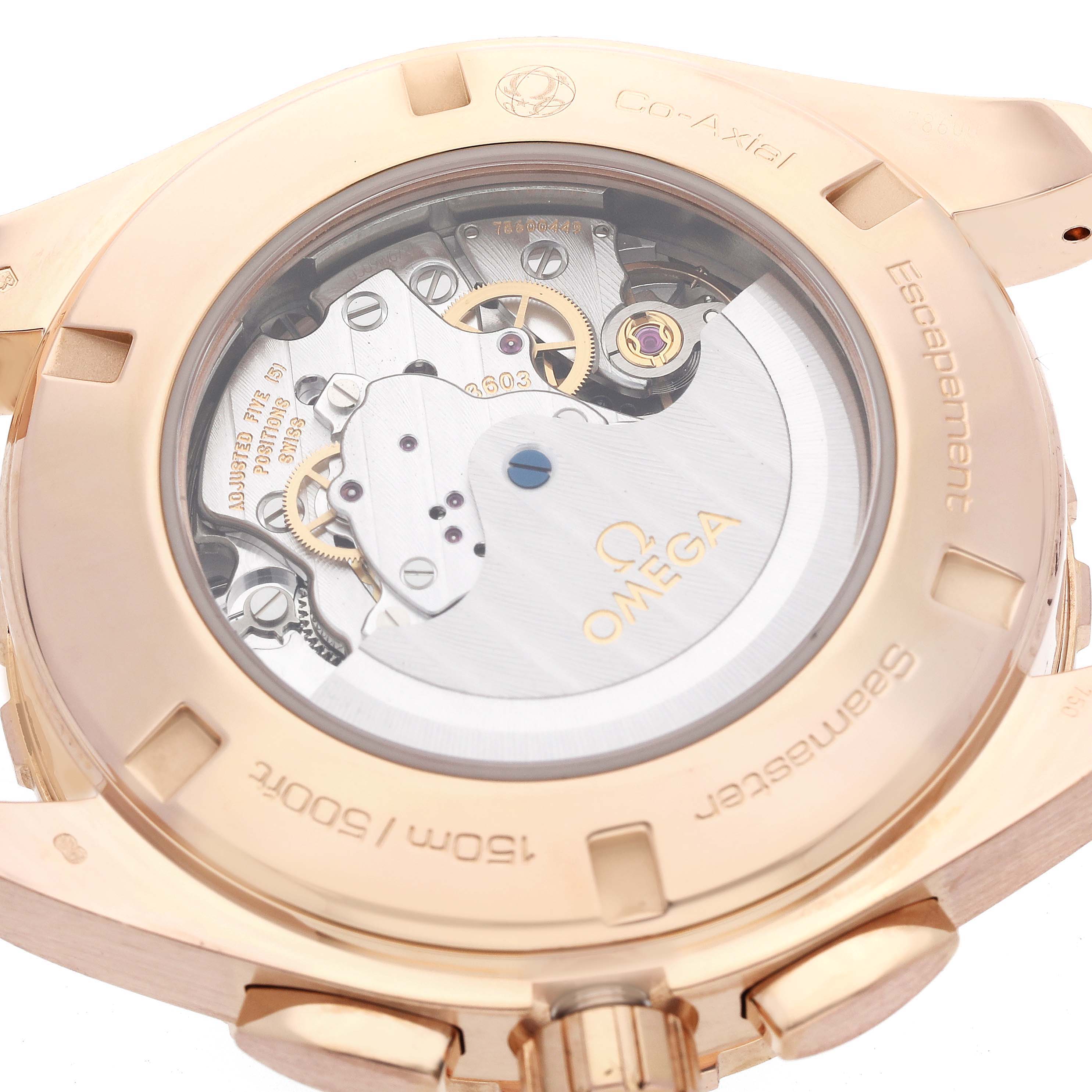 Omega Seamaster Aqua Terra GMT Rose Gold Mens Watch 44.0 MM 231.53.44.52.06.001