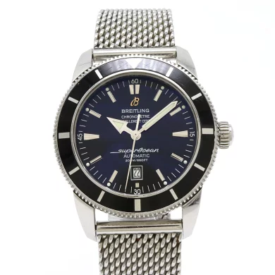 Breitling Superocean Heritage 46 Date SS Black Dial 200m Diver Men's AT Automatic Wristwatch A17320