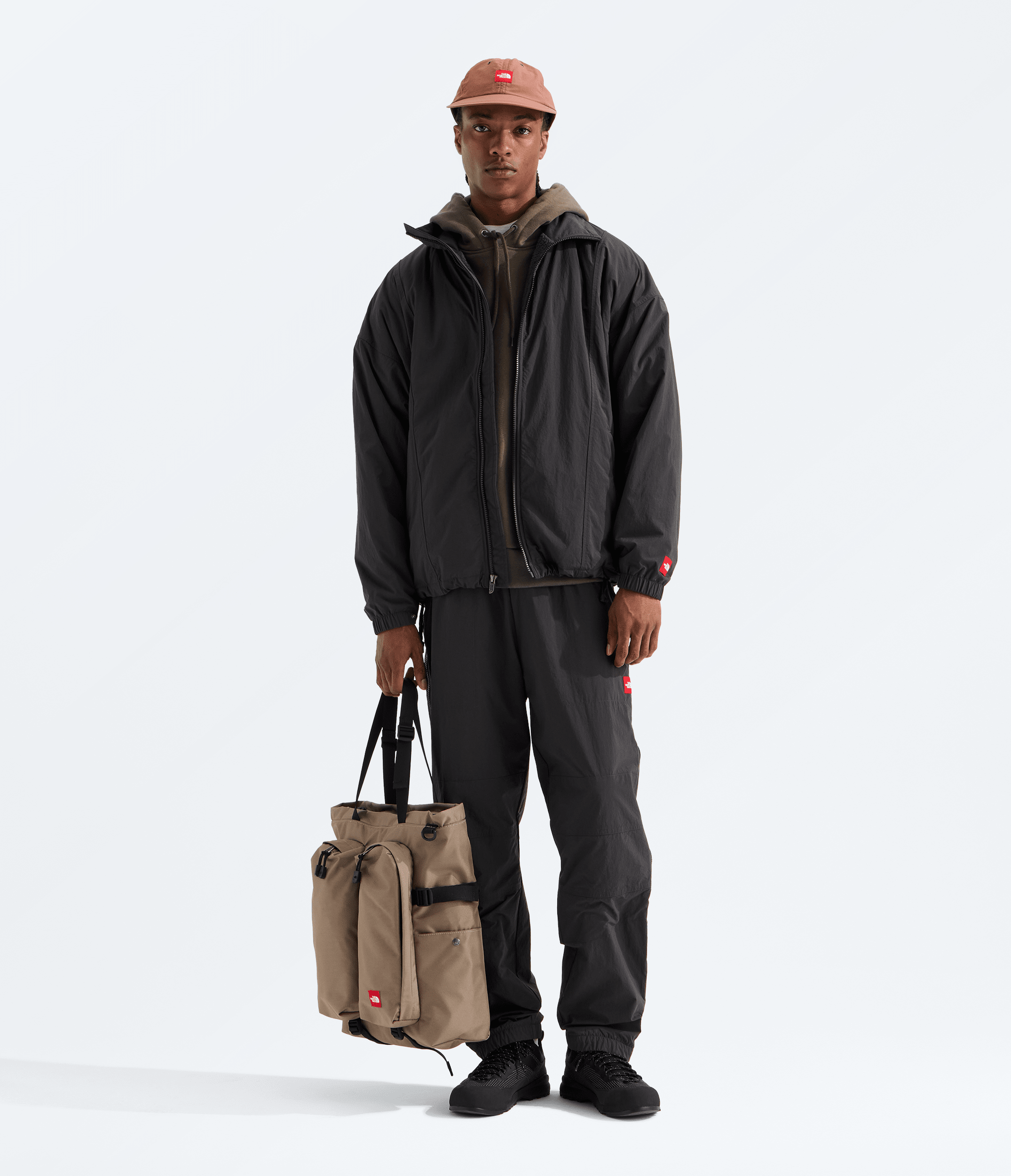 Unisex TNF™ Red Box Nylon Fleece-Lined Jacket