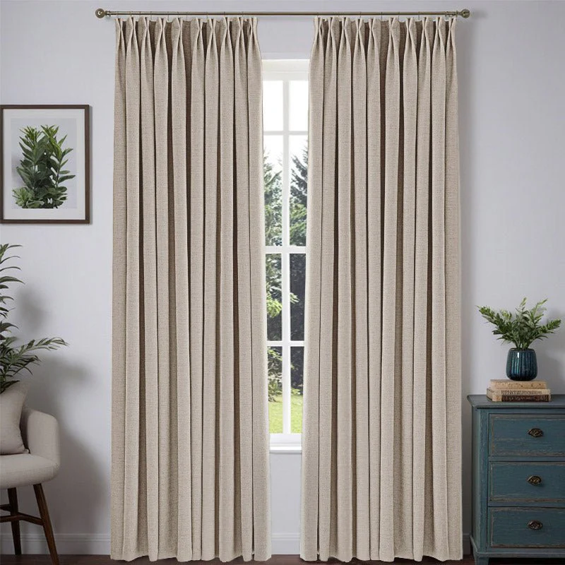 Custom Heavyweight Linen Drape - Brown