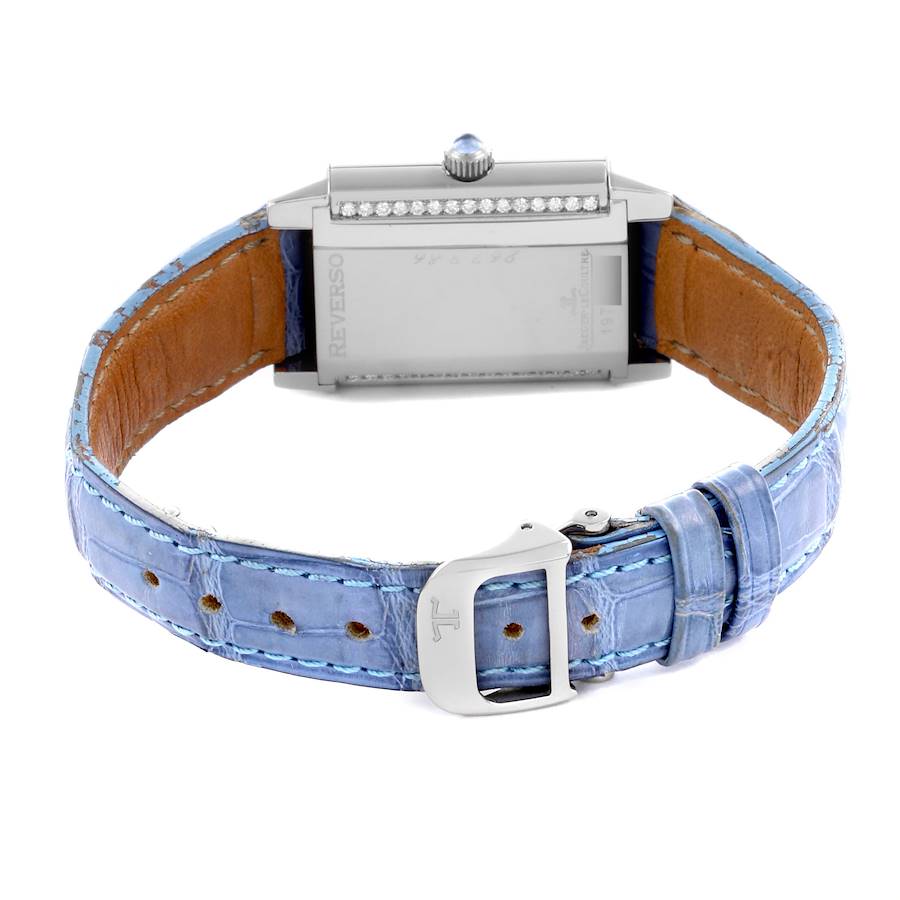aeger LeCoultre Reverso Joaillerie White Gold Diamond Ladies Watch 267.3.86 Q2623403