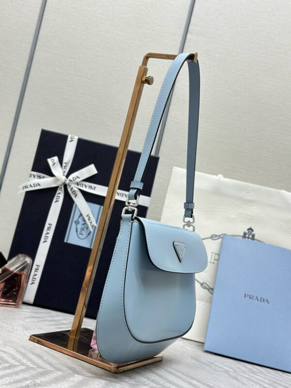 Replica Prada Cleo Medium Blue Bag With Flap