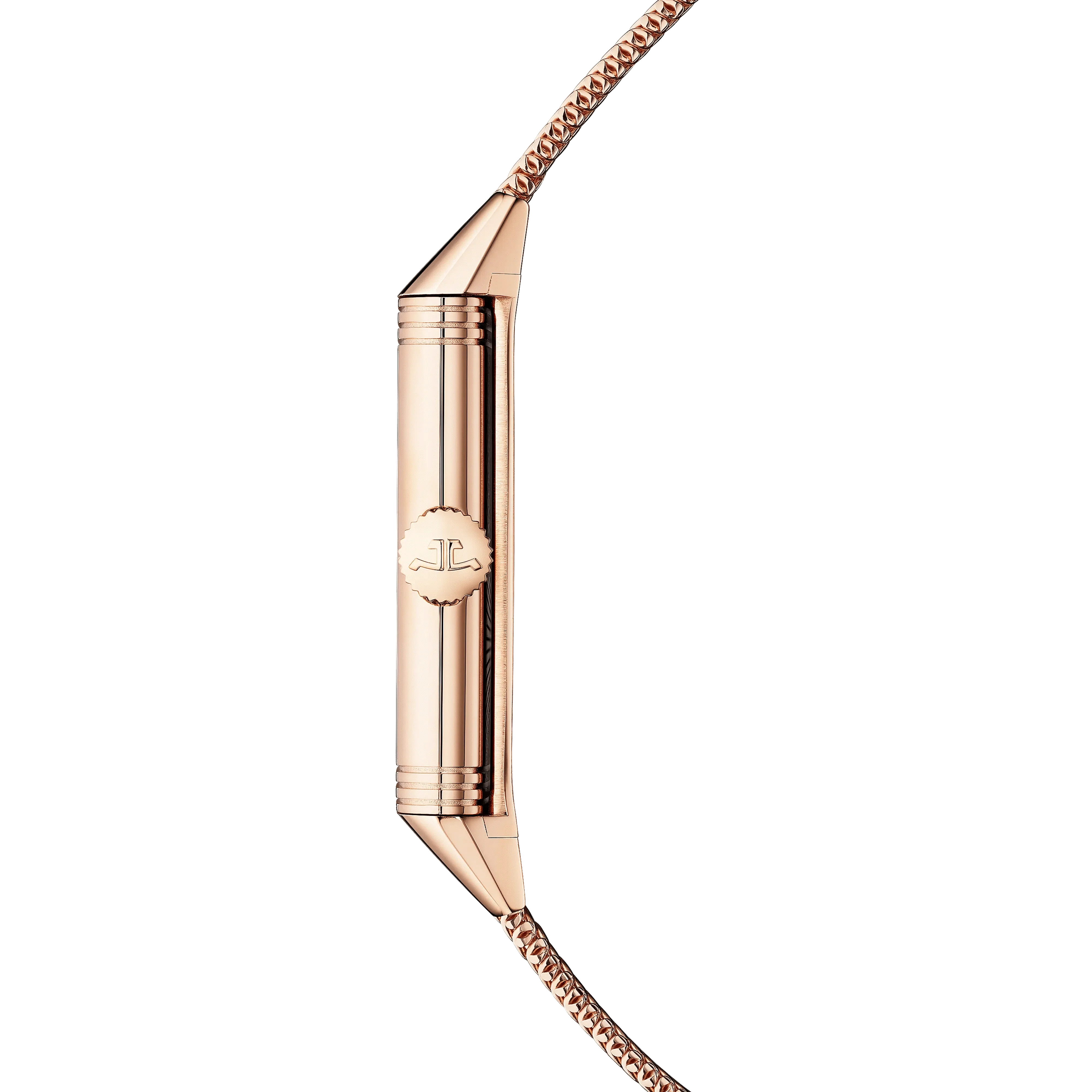 Pink Gold Reverso Tribute Monoface Small Seconds 'Or Deco' Men&rsquo;s Watch Q713216J