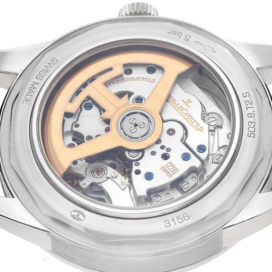 Jaeger LeCoultre Geophysic Universal Time Steel Mens Watch 503.8.T2.S Q8108420 Card