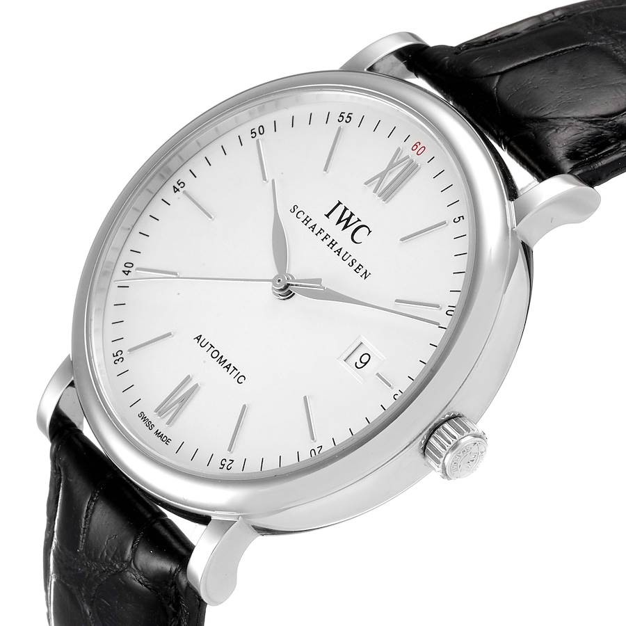 IWC Portofino Silver Dial Automatic Steel Mens Watch IW356501
