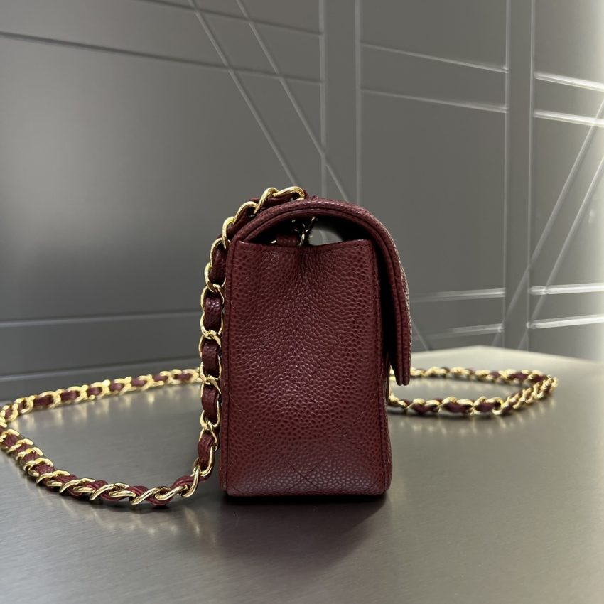 CHANEL Classic Flap 20cm  Burgundy