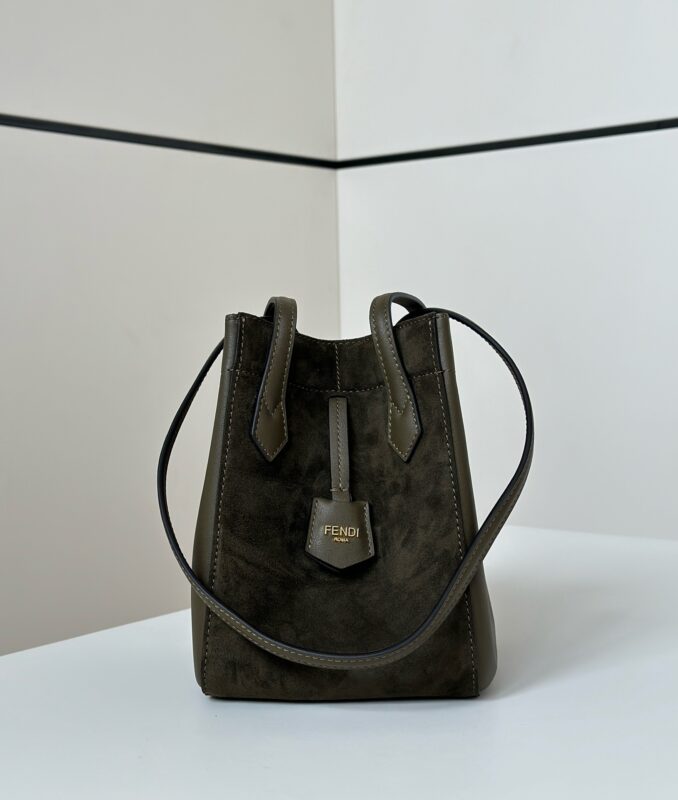Replica Fendi Origami Small Dark Green